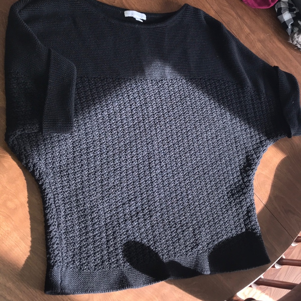 short sleeve chunky sweater